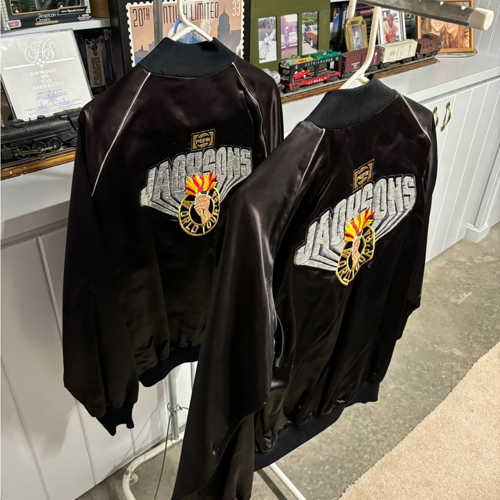 Pepsi 1984 Jacksons World Tour jackets (2 jackets, selling as a pair)